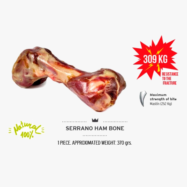 Gryzak dla psa Serano Ham Bone 370g (Kość mięsna)