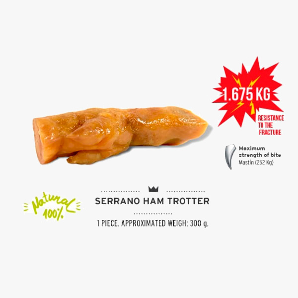 Gryzak dla psa Serrano Ham Trotter ok. 300 g (Noga mięsna)
