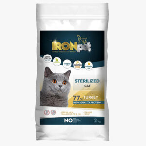 IRONpet Sterilized Indyk 2 kg sucha karma dla kota