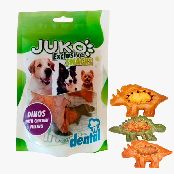 dinos-with-chicken-filling-juko-snacks-4-ks-124-g